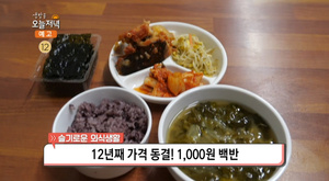 ‘생방송오늘저녁’ 광주전통시장 ‘1천원 백반’ 맛집 위치는? 밥 한 그릇의 기적!