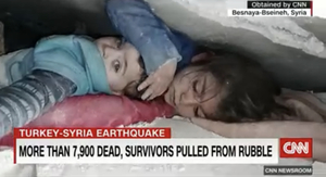 [튀르키예 시리아 지진] "꺼내주세요. 뭐든 할게요" 강진에 구조 요청하는 시리아 소녀의 절규