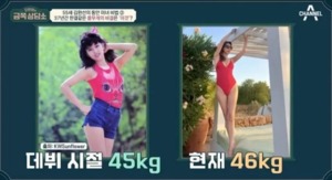 "10년간 쌀 안 먹어"…김완선, 86년 데뷔 후 체중 46kg 유지하는 비결?