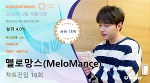 멜로망스(MeloMance), 써클차트 18회 진입·점유율 공동 13위…대표곡은 &apos;사랑인가 봐&apos;(2023년 2월)