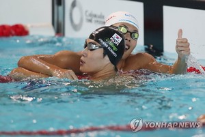 한 번에 3명 A기록 통과…한국수영 AG 단체전 金 &apos;꿈이 아니다&apos;(종합)
