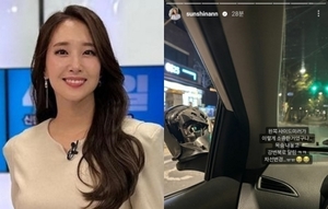 김선신 아나, 불법 운전 논란에…누리꾼 "경찰 신고"(종합)