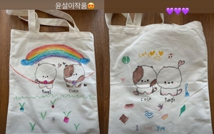 &apos;장동건♥&apos; 고소영, 딸 그림 자랑…영락없는 딸바보