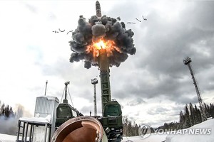 러시아, ICBM 발사 시험…"새 전략미사일 정확성 확인"