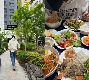 &apos;김태현♥&apos; 미자, 아파트 조식 인증…어마어마한 메뉴