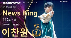 &apos;전심전력 살아온&apos; 이찬원, 기사 열독률 65,037회로 1위…영탁·임영웅·아이유·박서진 TOP5[기사열독 순위]