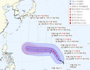 제 2호 태풍 &apos;마와르&apos; 북상 중…&apos;힌남노&apos; 수준의 강한 태풍