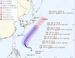 제 3호 태풍 &apos;구촐&apos; 이동경로 보니…소멸은 언제?