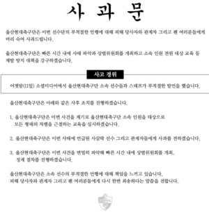 ‘인종차별 논란’ 박용우-이명재-이규성-정승현, 연맹 징계도 받을까