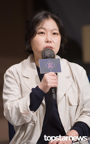 윤신혜CP, ‘사뭇 진지한 기자간담회’ (퀸덤퍼즐 제작발표회) [HD포토]