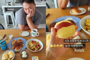 "18년 만에 드디어"…김지혜, 남편 박준형이 차려준 아침상