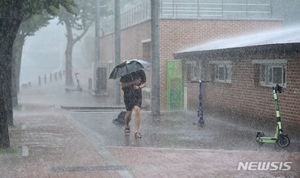 대구·경북 곳곳 강한 비…최대 150㎜ 이상 폭우(날씨)