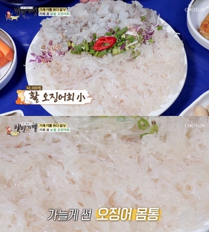 "압도적인 맛"…&apos;백반기행&apos; 거제, 25년 경력 오징어회 횟집 소개