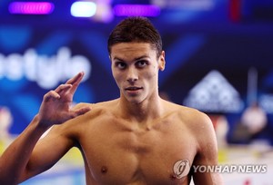 &apos;황선우 라이벌&apos; 포포비치, 루마니아선수권 자유형 200ｍ 우승