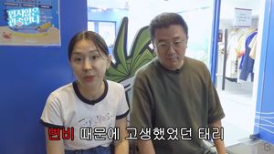이지혜 "땀 뻘뻘나고 피까지"…딸 변비탈출기 공개