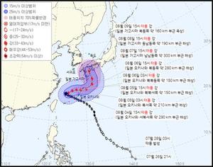 주말에도 기온 &apos;최고 36~37도&apos; 폭염 계속…6호 태풍 카눈 일본 거쳐 한국 상륙 가능성도(날씨)