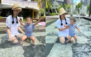 윤소이, 아파트 단지 수영시설에 감탄…"친구 덕분에 처음 경험"