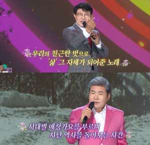 ‘가요무대’ 가수 설운도·홍원빈·진성·신유, “사랑이 이런건가요” 모두 다 함께