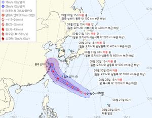 제11호 태풍 하이쿠이 이동경로 보니?…태풍 국내 영향에도 관심