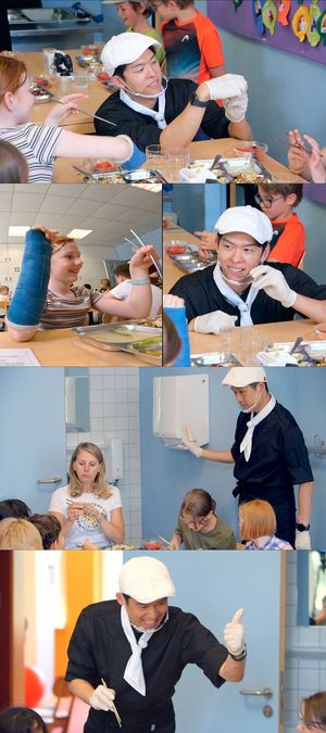 &apos;한국인의 식판&apos;, 독일 초등학생들에 영양만점 K급식 선보여