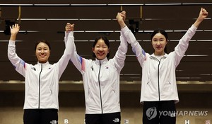 [아시안게임] 한국 사격, 여자 소총 3자세·25ｍ 권총 단체전 동메달(종합)