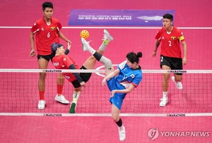 [아시안게임] 한국 세팍타크로, 여자 레구 4강서 베트남에 져 동메달 획득