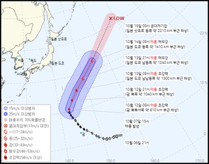 15호 태풍 볼라벤, 13일 괌→일본 도쿄 이동…새 경로 보니?