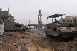 이스라엘군 "가자지구서 치열한 교전…터널입구 등 300곳 타격"(이스라엘 팔레스타인 전쟁)