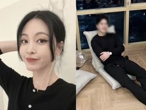 한예슬, 10세 연하 남친 공개…"나의 즐거움"