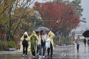 중부 밤, 남부·제주 내일 오전까지 비…내주 초까지 추위 시작(날씨)