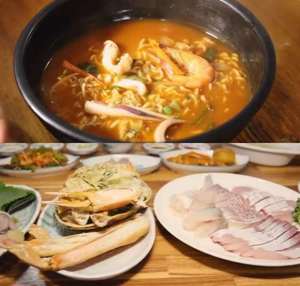 ‘동네한바퀴’ 서울 용산 해물라면 맛집, 뜨끈한 뚝배기에 호로록…용리단길 K-오마카세 횟집 위치는?