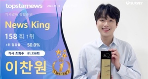 이찬원, 조회수 81,156회로 158회째 1위…영탁·임영웅·박서진·라이즈 TOP5[기사열독 순위]