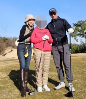 "포근했던 겨울 골프"…주진모, 민혜연이 전한 근황
