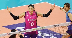 승부처에 더 강하다…김연경, 20점 이후 득점 2위·블로킹 4위