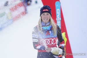 시프린, 월드컵 스키 여자 회전 우승…통산 93승 달성