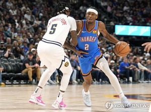 NBA 오클라호마시티, 덴버 잡고 3연승…알렉산더 40점