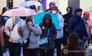 오후까지 산발적으로 비 또는 눈…수도권 미세먼지 &apos;나쁨&apos;(오늘 날씨)