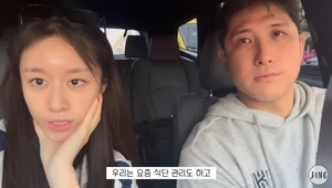 지연♥황재균, 미국 LA 한달 살기 근황…"베벌리 힐스 집 사줘" 애교도