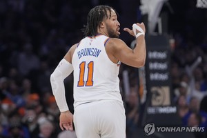 NBA 뉴욕, &apos;4Q 20점&apos; 브런슨 앞세워 워싱턴 격파