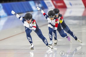 남자 빙속 대표팀, 4대륙 선수권 팀스프린트 동메달