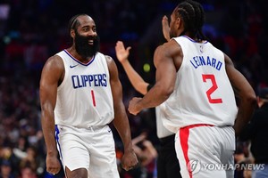 NBA 클리퍼스, 종료 5분 전부터 22-0…브루클린에 역전승