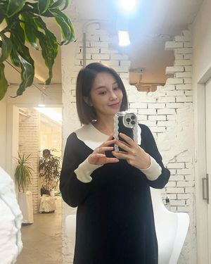 “남편이”…‘권기범♥’ 아유미, 임신 5개월 차 D라인 공개
