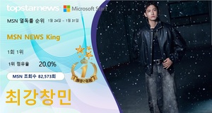 최강창민, MSN 조회수 82,573회로 첫 1위…임영웅·손호준·양준일·신세경 TOP5[MSN 열독 순위]