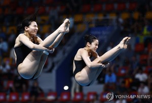 김수지-권하림, 세계수영 다이빙 여자 싱크로 3ｍ 10위