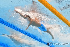 김우민, 세계수영 메달 보인다…자유형 400ｍ 3위로 결승행
