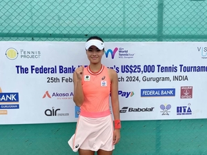 구연우, ITF 인도 국제여자테니스대회 단식 결승 진출