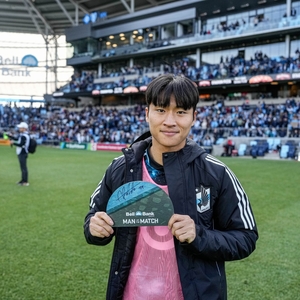 미국프로축구 미네소타 정상빈, 맨 오브더 매치에 선정