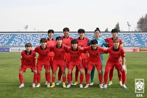 여자 U-20 축구대표팀, 아시안컵서 대만에 6-0 대승