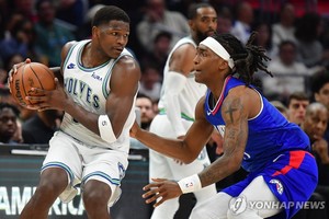 NBA 미네소타, 연패 끊고 서부 선두 싸움 가세…반 경기차 3위