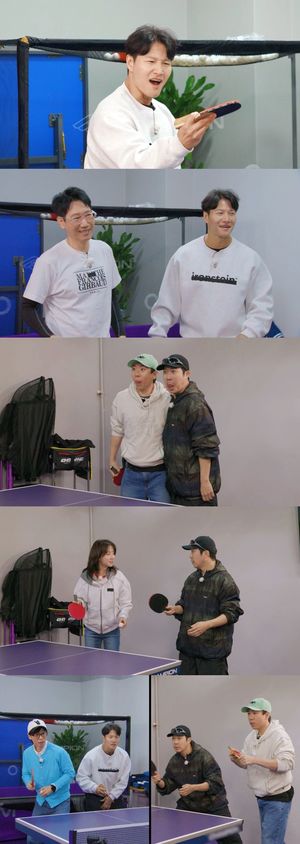 &apos;런닝맨&apos; 유재석·김종국, 탁구 설욕전 "우리는 88올림픽 세대"